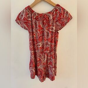 Old Navy, girls romper shorts/top size 14-16, Youth XL. Paisley pattern